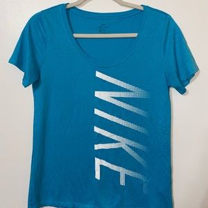 Blue and White NIKE T-shirt